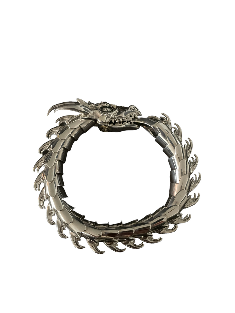 Gold Dragon Bracelet for Protection and Good Luck | Dragon bracelet, Man  gold bracelet design, Mens gold bracelets